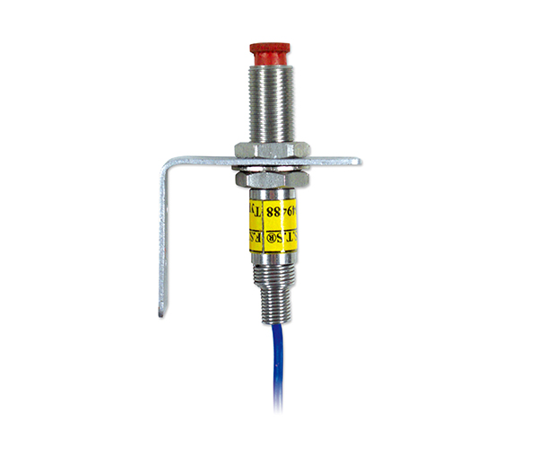 Roller type surface temperature sensor